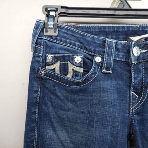 True Religion Johnny Jeans Womens Size 27 Bootcut Leg Y2K Vintage Low Rise